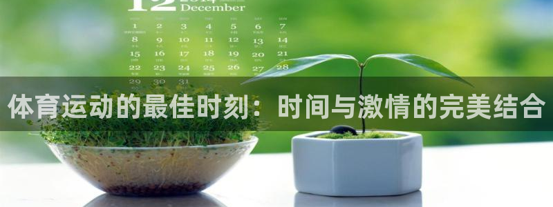 杏耀平台：体育运动的最佳时刻：时间与激情的完美结合