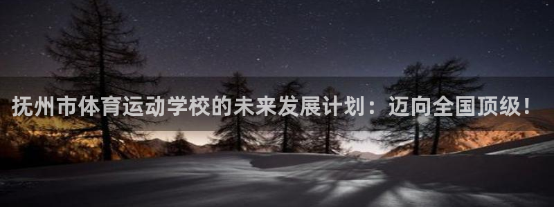 杏耀平台登录：抚州市体育运动学校的未来发展计划：迈向全国顶级！