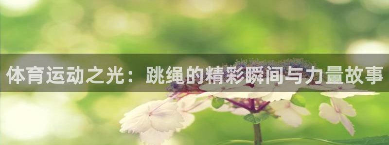 杏耀3官网：体育运动之光：跳绳的精彩瞬间与力量故事